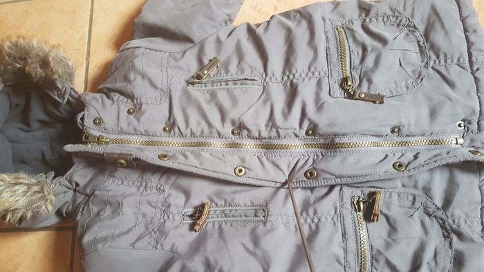 Manteau à capuche hiver garçon 3 ans kaki Vert Baudet - photo numéro 2