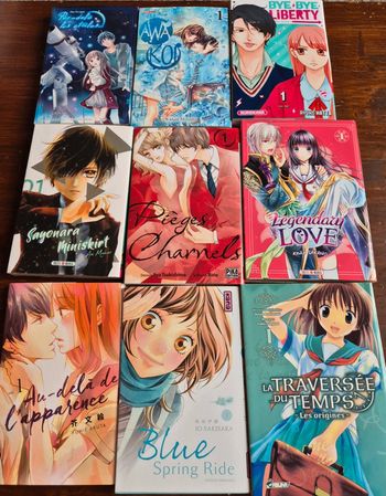 Lot 9 mangas