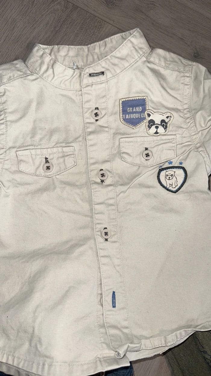 Ensemble jeans chemise sweat-shirt - photo numéro 2