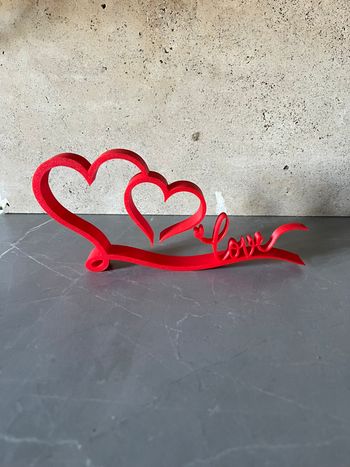 Art Décoratif - Love Cœur - St Valentin