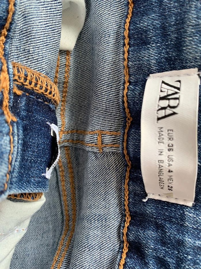 jeans skinny Zara bleu taille 36 - photo numéro 6