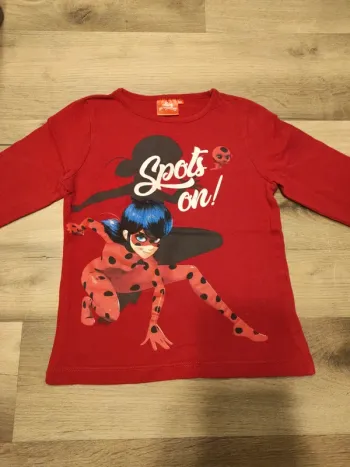Tee-shirt ML 4 ans miraculous en TBE