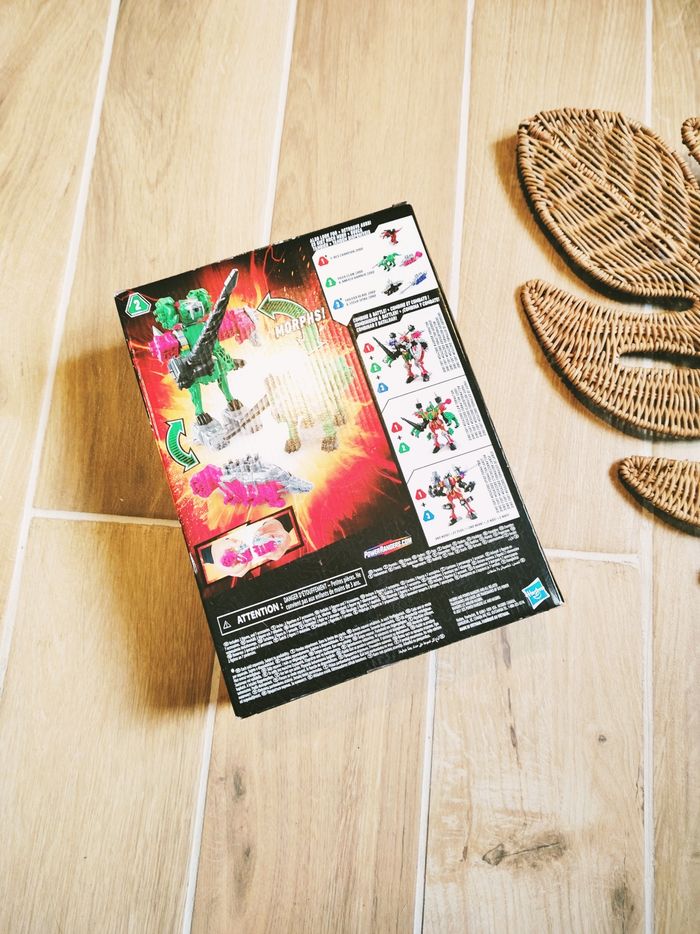 🤖 Power rangers dino fury T-Rex Ankylo Hammer zord et Tiger claw zord - zord link Megazord - photo numéro 4