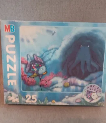 Puzzle 25 pièces de arc en ciel MB