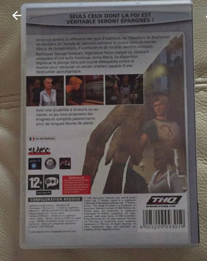 Jeu PC dvd Rom - photo numéro 2