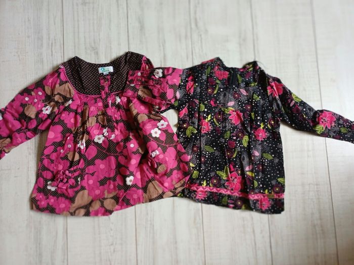 Lot 2 Blouses fleuries  en 5 ans - photo numéro 5