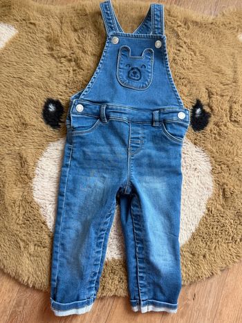 Salopette en jean ours IN Extenso t.18m