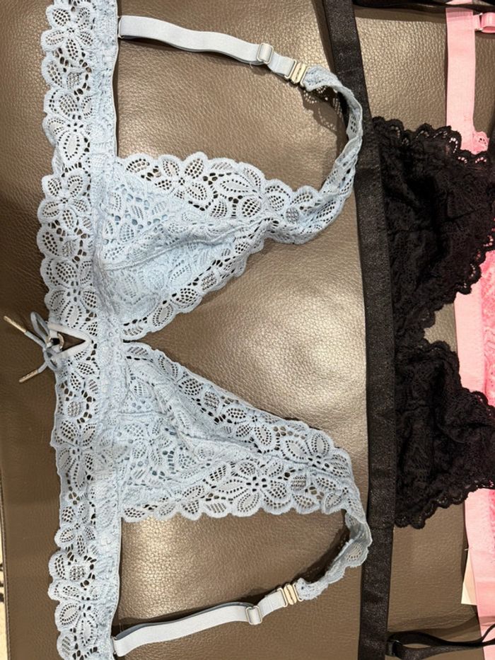 Lot de 3 soutiens gorgés XS triangle - photo numéro 2