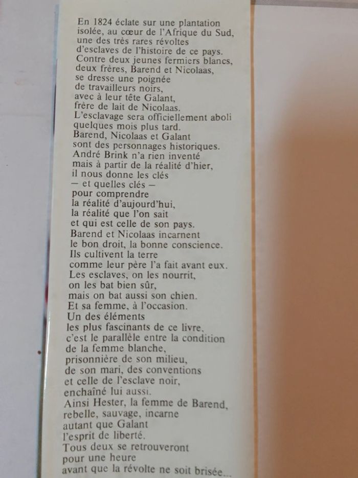 André Brink - Un turbulent silence - photo numéro 3