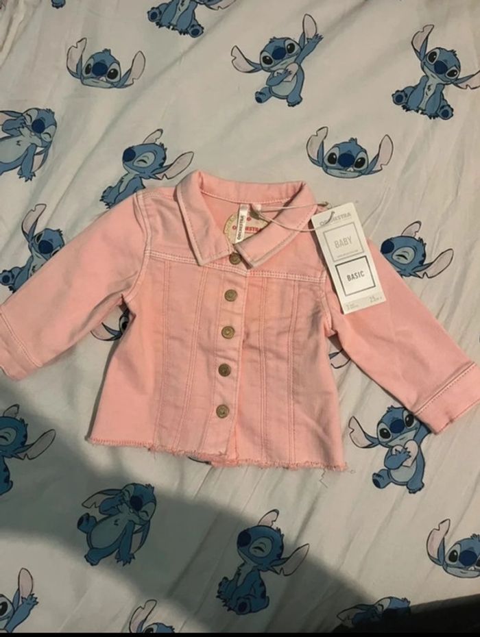 Manteau veste en jeans mi saison taille 3 mois