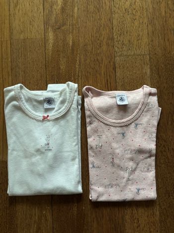 Lot de 2 chemises Petit Bateau fille 12 ans