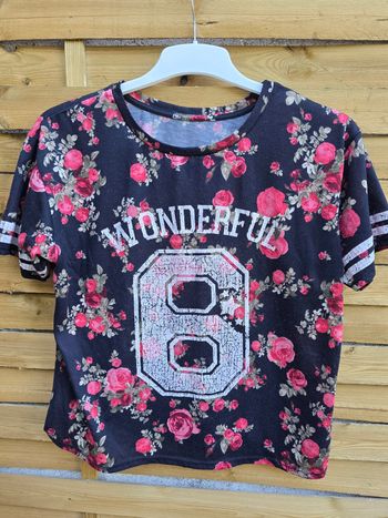 Tee-shirt wonderful 🍒y2k vintage🍒taille unique