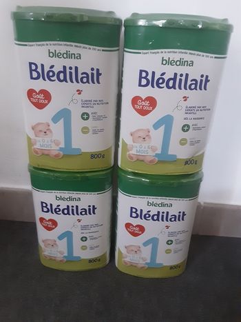 4 boîtes bledilait 1