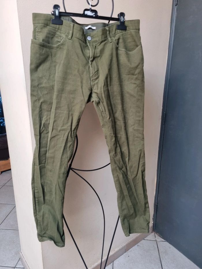 Pantalon en jeans kaki