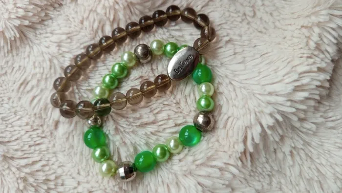 2 bracelets en perles 🔄