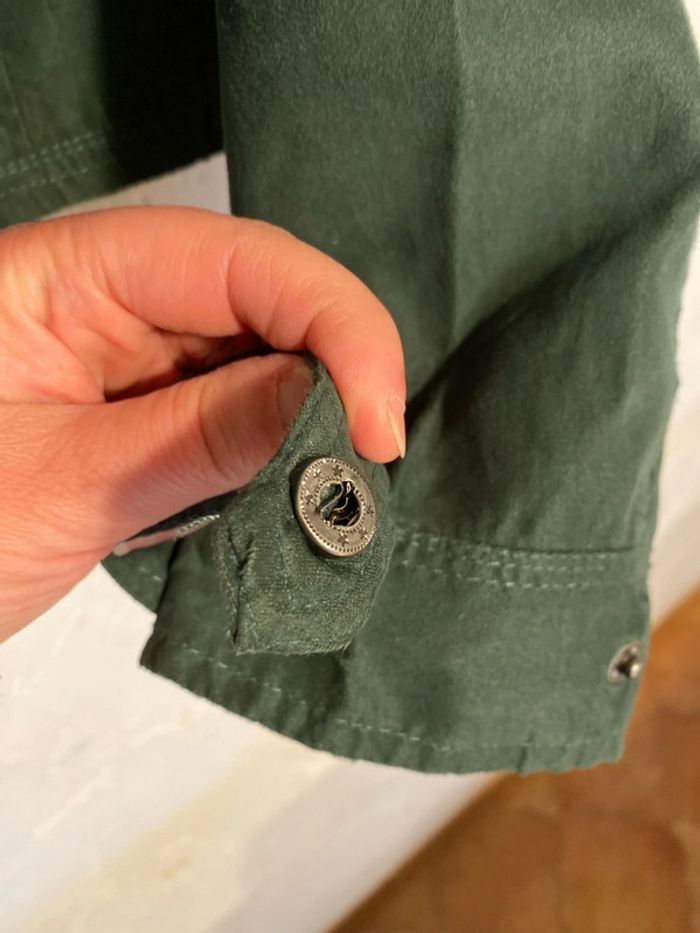 Veste courte vert sapin taille L - photo numéro 3