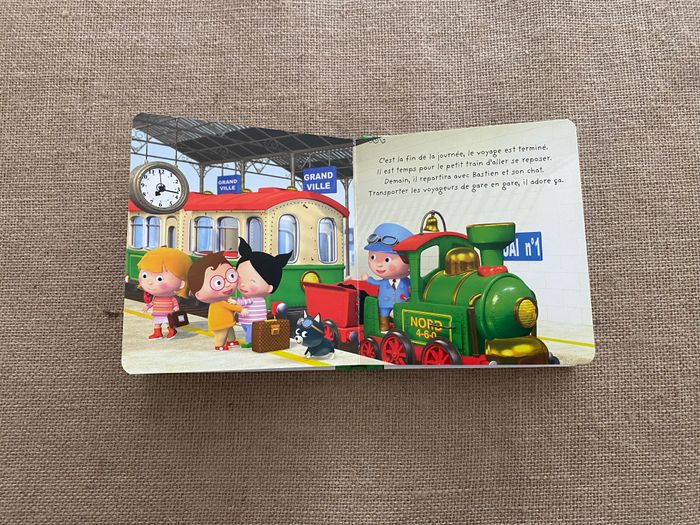 Livre Le train de Bastien P'tit Garçon Fleurus - photo numéro 6