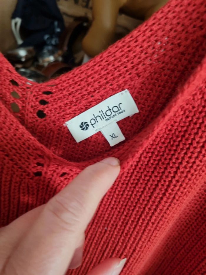 Débardeur en tricot Phildar taille XL - photo numéro 5