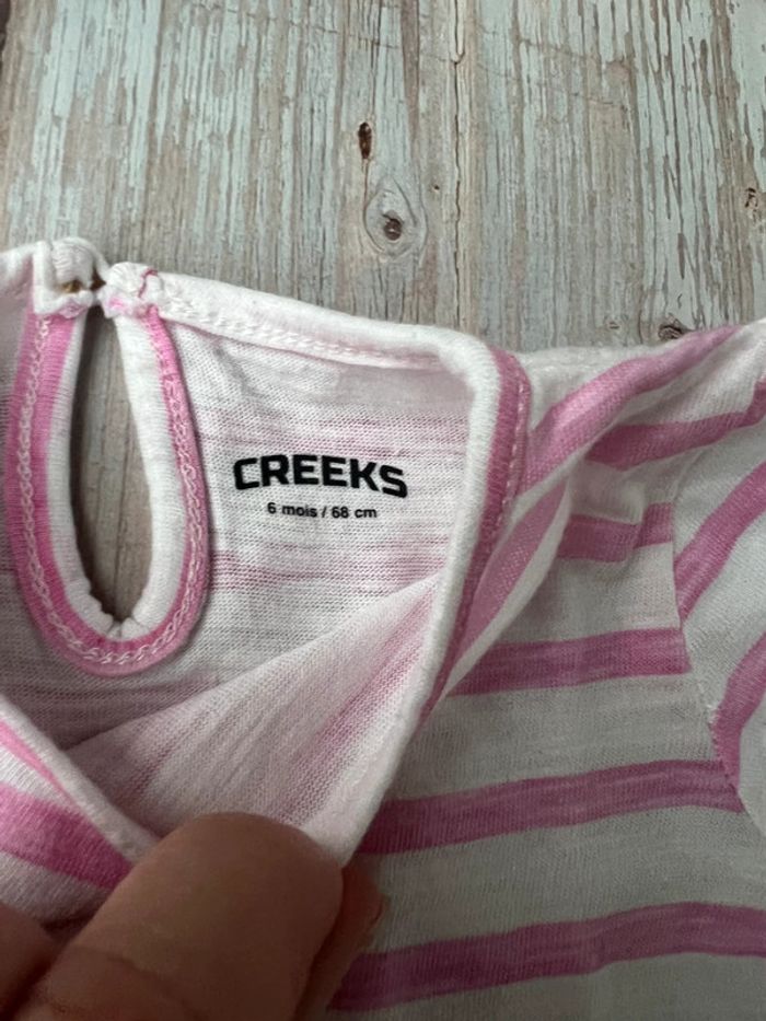 Lot 9 tshirts manches courtes + 1 bandeau 6 mois - photo numéro 14