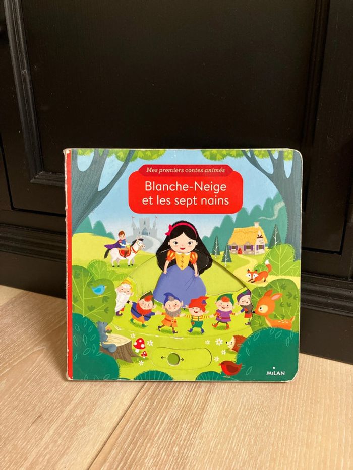 Livre animé « blanche neige et les sept nains » - photo numéro 1