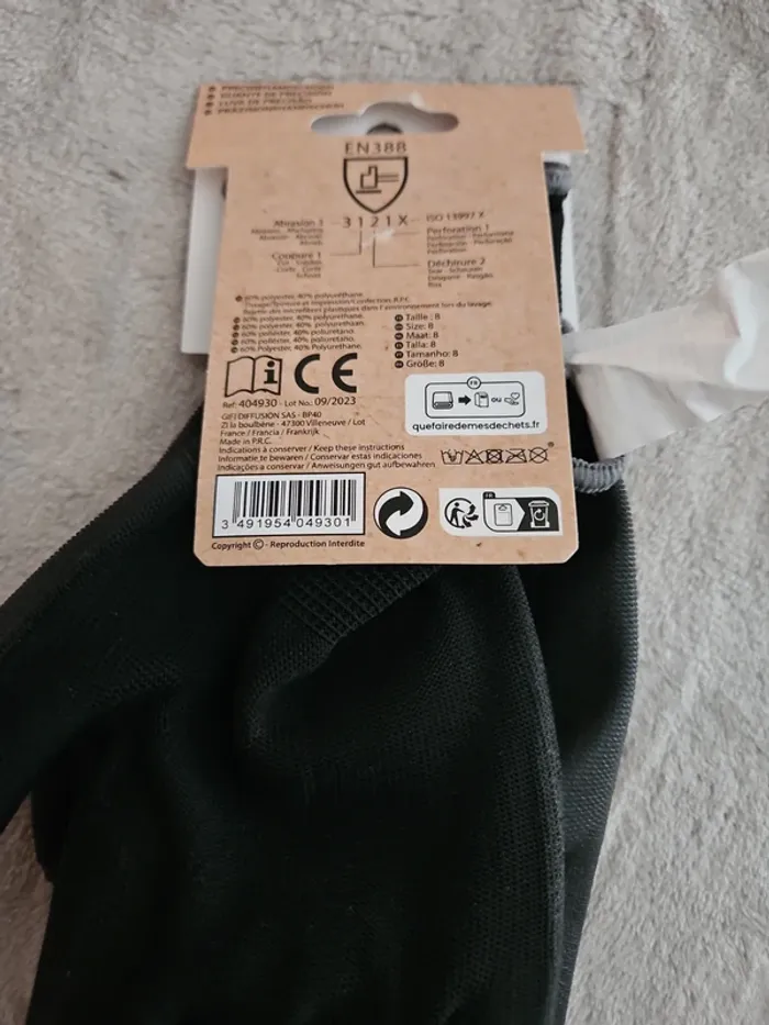 Gants de jardinage Taille 8 - photo numéro 3