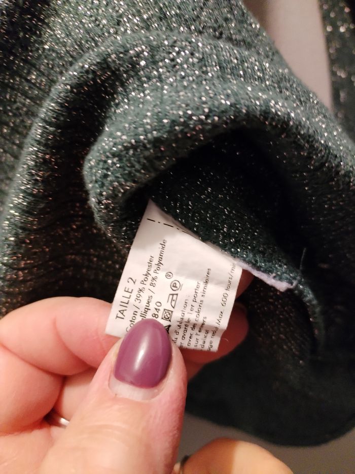 Pull fin femme taille 38 /40 - photo numéro 3