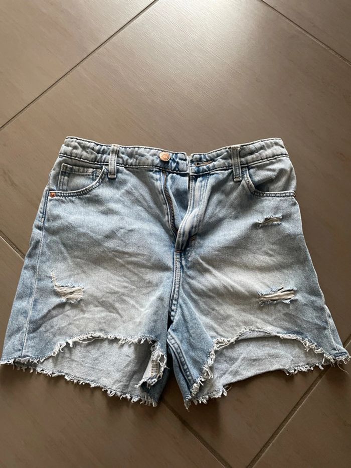 Short en jeans