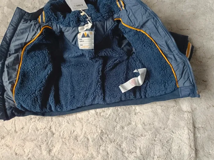 Manteau hiver bébé garçon 12 mois 1 an chaud polaire matelassé - photo numéro 3