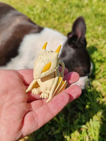 Figurine dragon beige - games of thrones