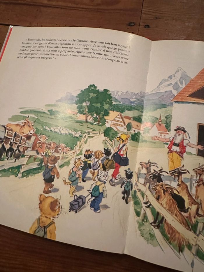 Livre très rare édition 1000ex Pierre Probst Caroline dans les alpages Alpes album bd - photo numéro 12