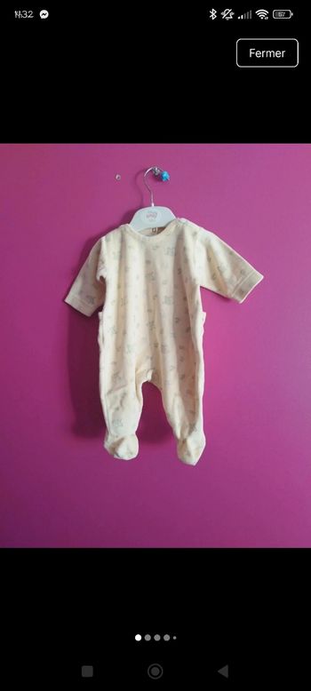 Pyjama petit bateau 1 mois b2 