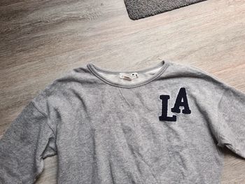 Pull gris Femme oversize