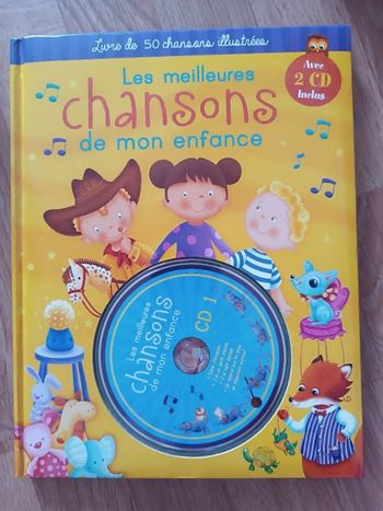 Livre cd chanson de mon enfance