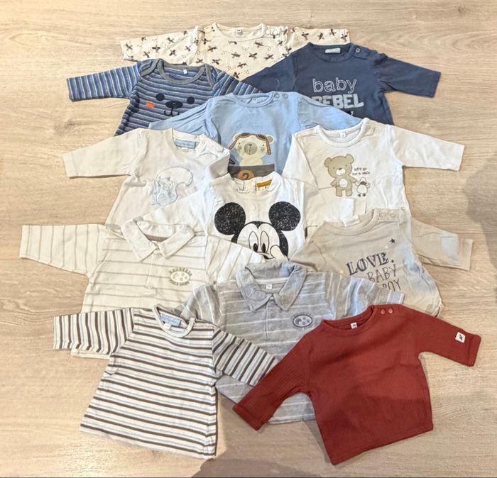 Jolis vêtements bébé garçon – taille 1 mois 🌙