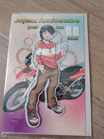 Carte joyeux anniversaire garçon