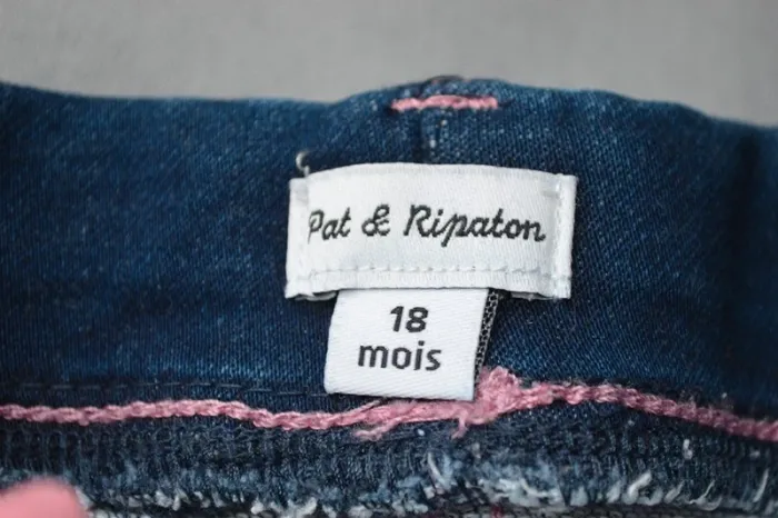 Jeans slim Pat & Ripaton 18-24 mois - Bleu Denim Fille - photo numéro 5