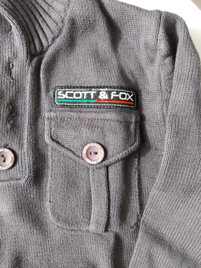 Pull gris foncé Scott &fox T10A - photo numéro 3