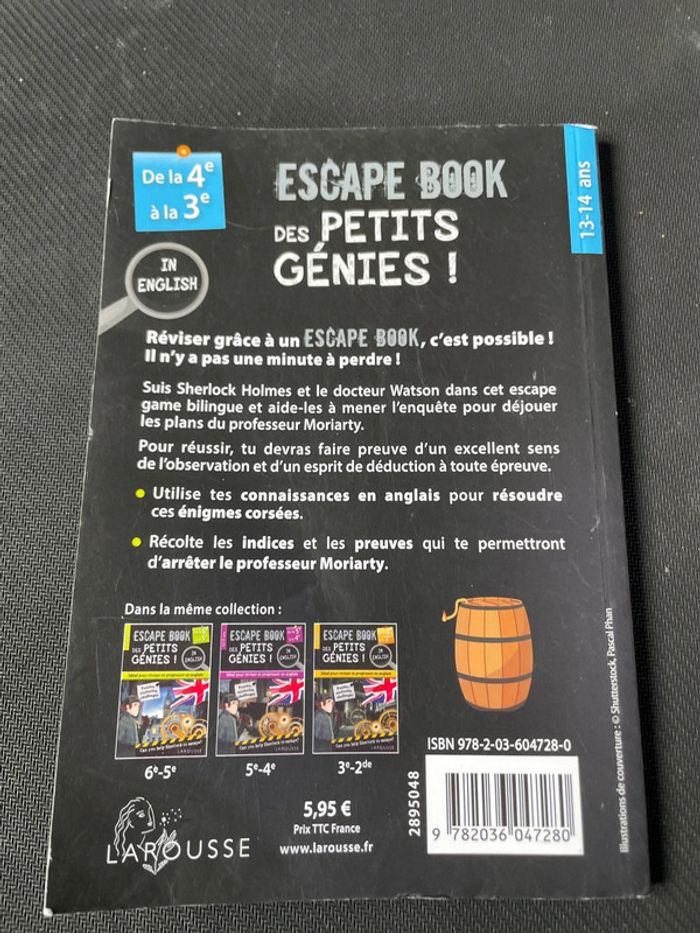 Escape book in english - photo numéro 2