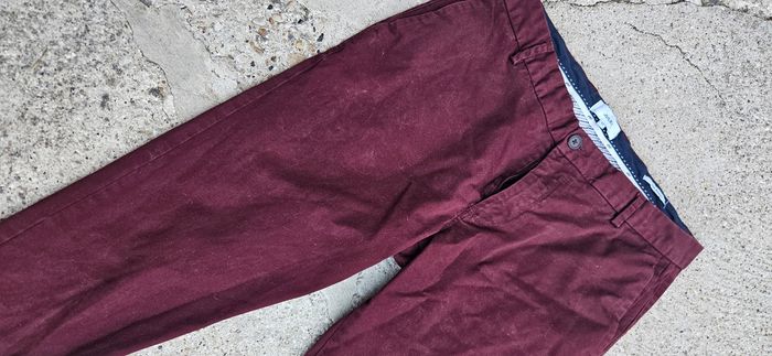 Pantalon bordeaux Jules slim 42 - photo numéro 2
