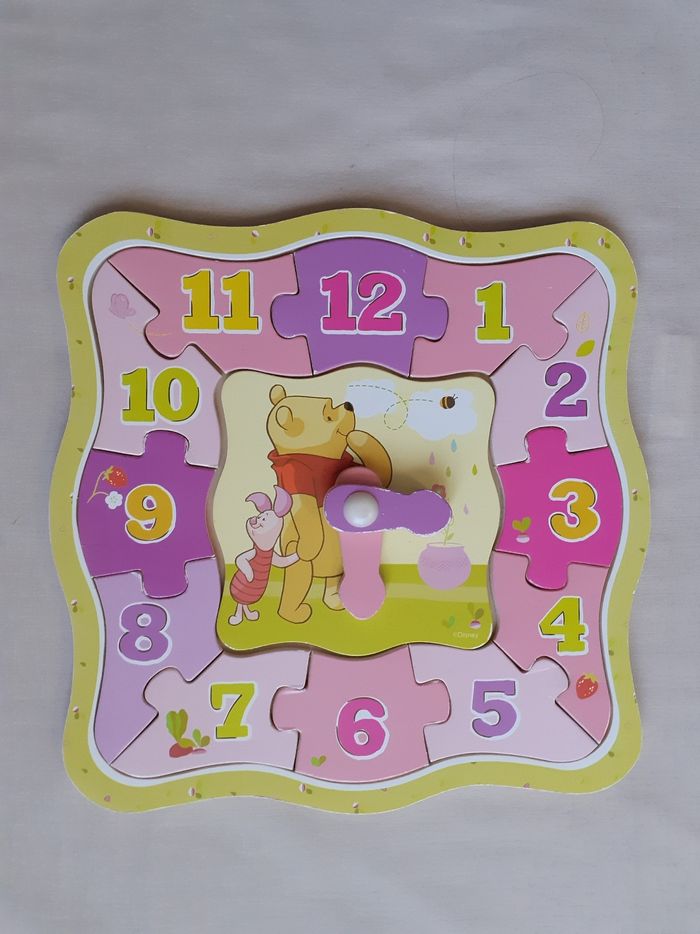 Puzzle en bois heure