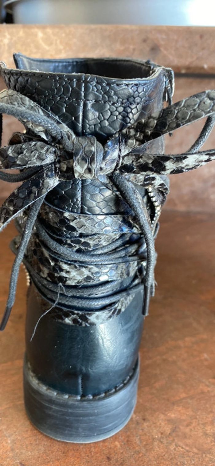 Bottines à lacets - photo numéro 3
