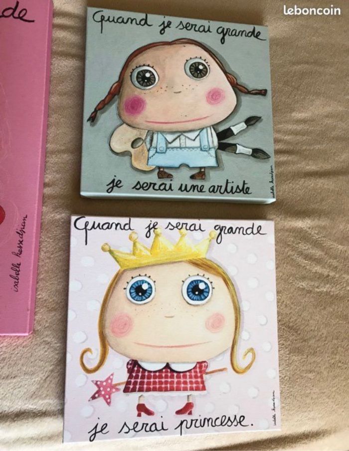 Toiles Isabelle Kessedjian - lot - photo numéro 4