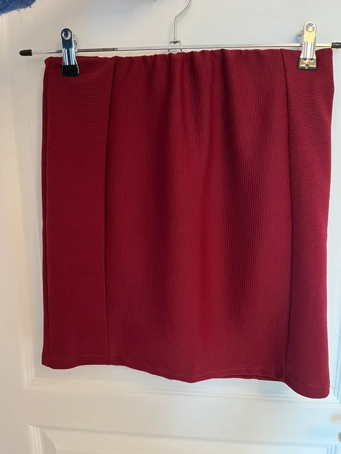 Jupe bordeaux