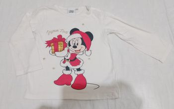 Disney t shirt haut Minnie Noël cadeau