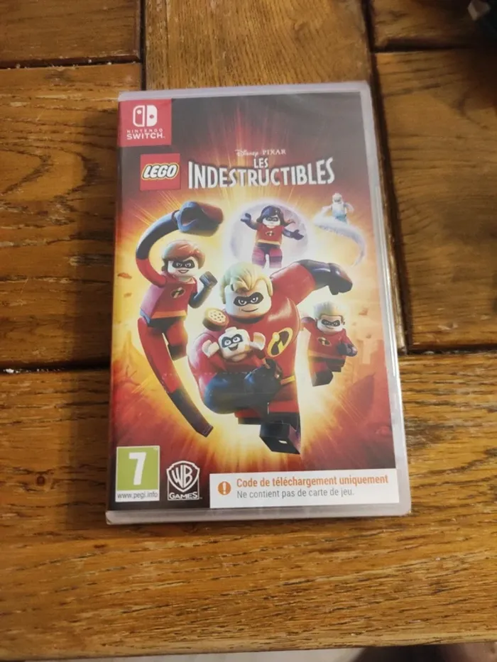 Jeu Nintendo Switch neuf jamais ouvert Lego les indestructibles