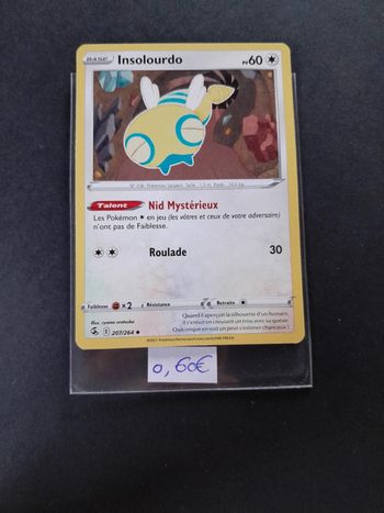 Carte Pokémon Insolourdo 207/264