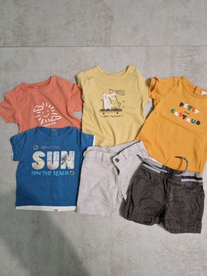 Lot 4 t-shirt / 2 shorts
