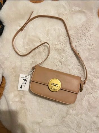 Sac à main camel neuf Fiedle & SIssi