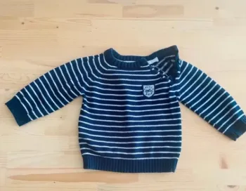 Pull marinière chaud