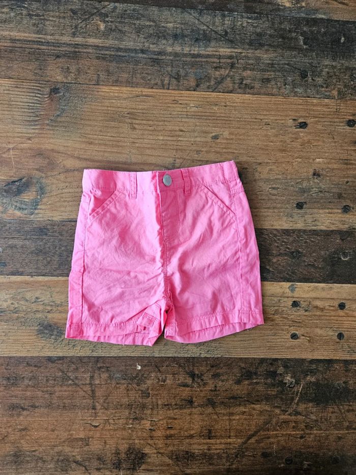 Short rose bébé fille 18mois